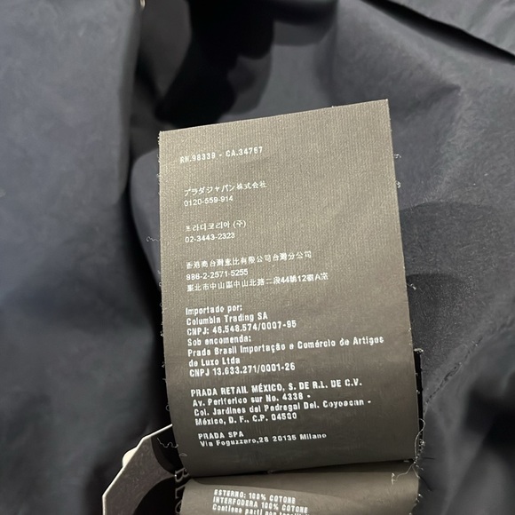 Prada SS/15 Navy Topstitched Buttoned Short-Sleeve Shirt - Picture 12 of 13